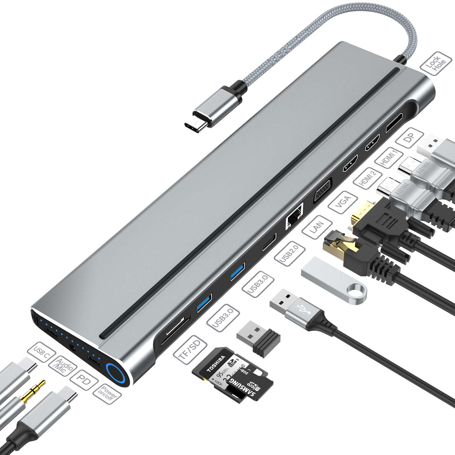 STARTEC.COM社 ドッキングステーション/USB-C - Mini